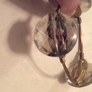 Bourbon and Bow ties Clear glass